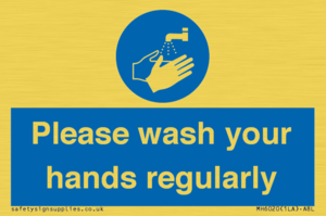 Please wash your hands regularly